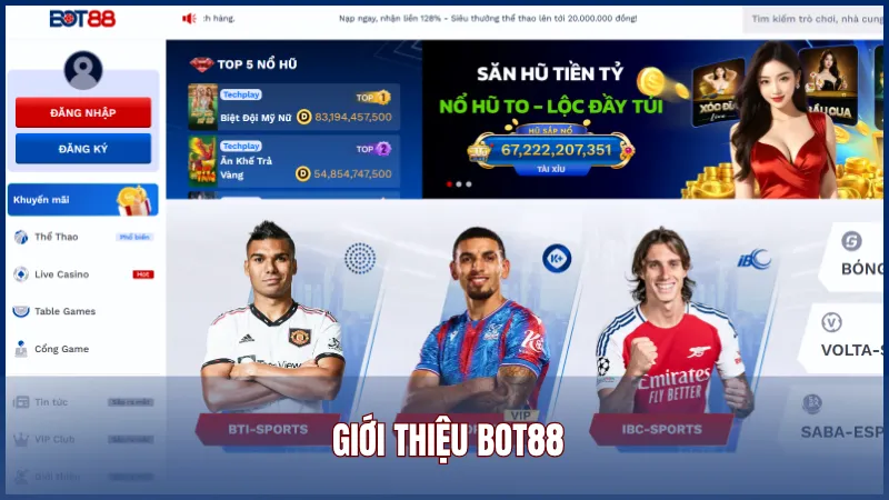 Giới thiệu về Bot88 - Nền tảng cá cược uy tín hàng đầu tại Việt Nam